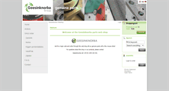 Desktop Screenshot of geesinknorbaparts.com